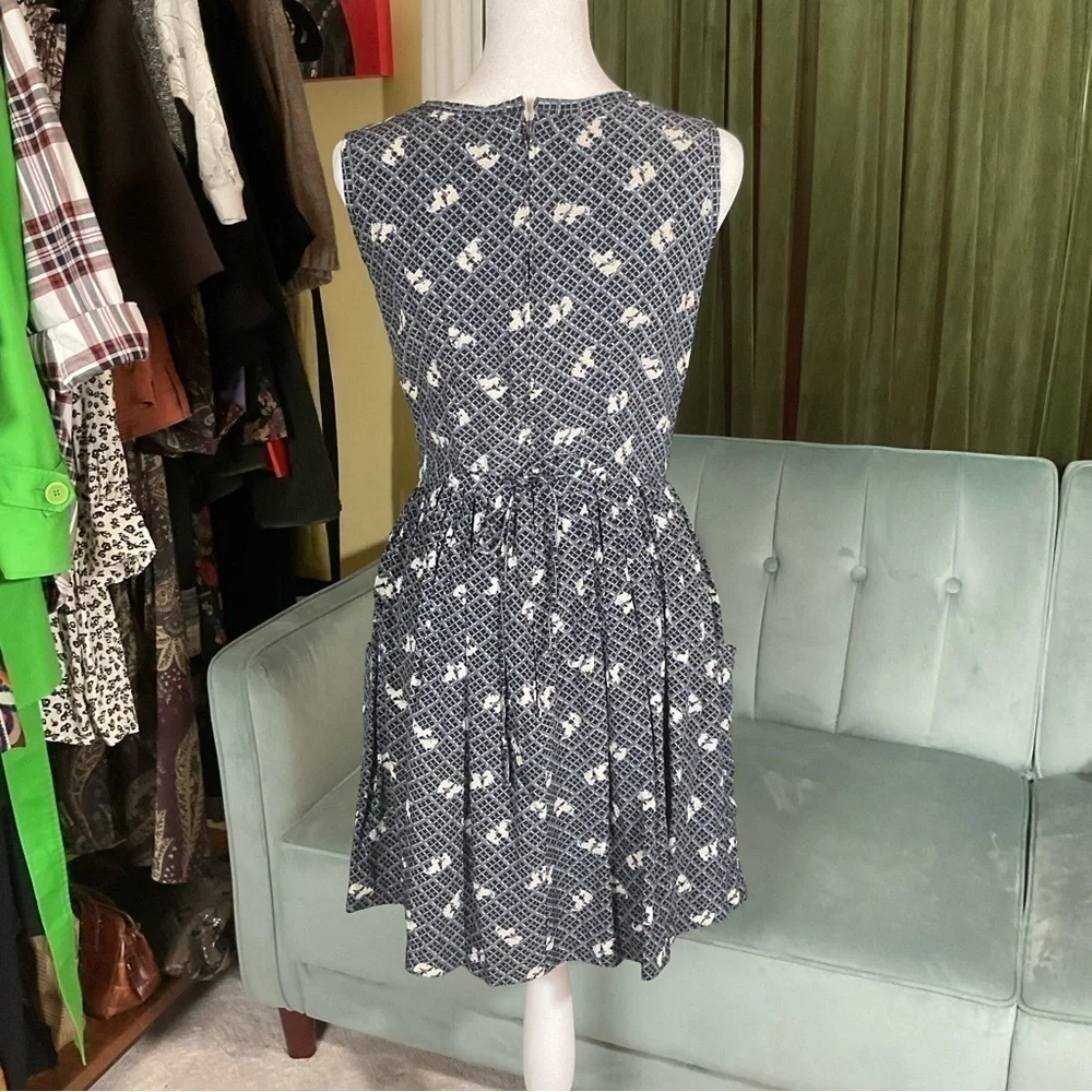 E.D. Michaels Scotty Dog Vintage Inspired Apron Dress With Pockets - Picture 4 of 7